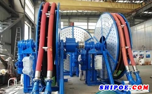南通中远船务自动化有限公司承接的18台“海龙”系列潜水泵软管绞车系统