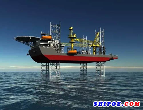 厦船重工 350英尺自升式多功能服务平台