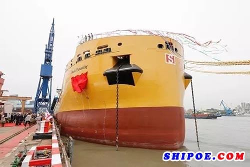 沪东中华造船第4艘38000化学品船命名
