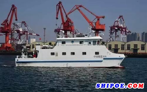 国家海洋局第一艘双体铝合金结构船舶交付使用！