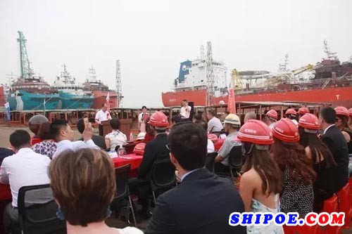 航通船业为2艘7800吨沥青船举行命名仪式