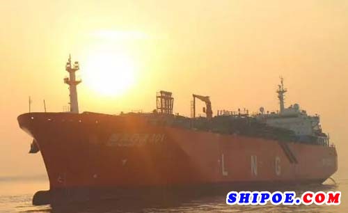 院上船环保型LNG船获上海市优秀发明金奖