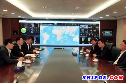 招商轮船谢春林会见韩国Hyundai Oilbank高级副总裁Mr. Jang J.H