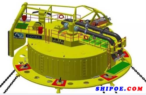 振华重工中标海洋石油工程1台单点浮筒项目