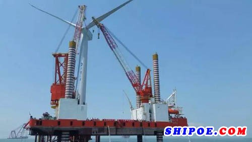 “福船三峡”号完成首秀 兴化湾第一台风机顺利安装完毕