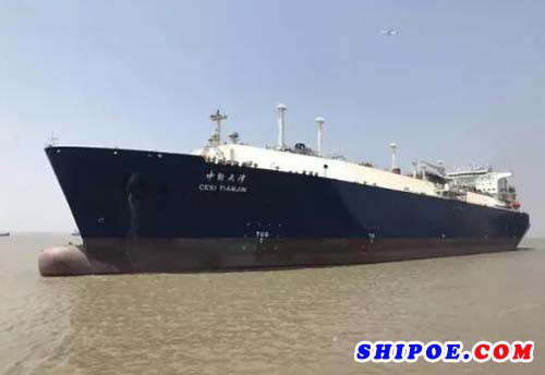 沪东中华造船APLNG项目4号船气体试航凯旋