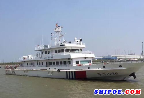 新一代长江40m级巡航救助船“海巡0686”等四船即将入列