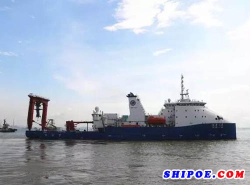 广州中船文冲船坞“探索一号”科考船二期改建项目交付