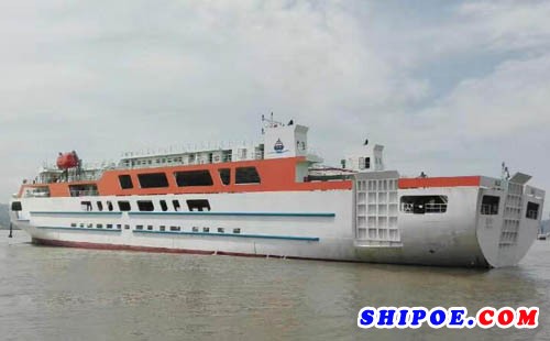 东南造船顺利交付一艘106M客滚船