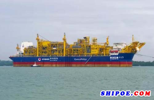 “海洋石油117”号于2009年交付