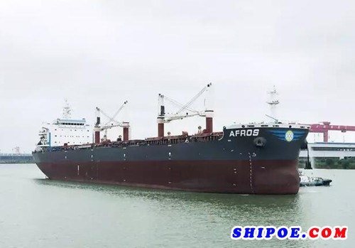 江苏海通一艘64000吨散货船圆满试航归来