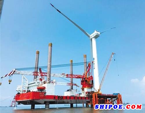 福清兴化湾30万千瓦海上风电场一期工程现场