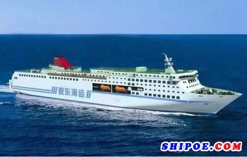  　　880客2160米车道客滚船为满足SRTP要求的短途国际航行客滚船