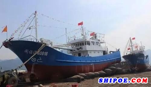 “信昌造船”建造的两艘灯光围网渔船顺利交付