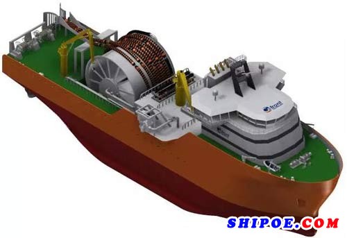 在广东中远船务设计建造的全球首型深海原油中转船（N706）全船已完工82.5%