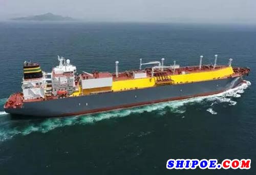 首艘配套韩国型货舱LNG船明年初交付