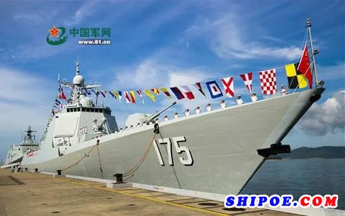 海军新型导弹驱逐舰银川舰