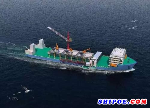 上船院获14500吨多功能海上风电工程船设计订单