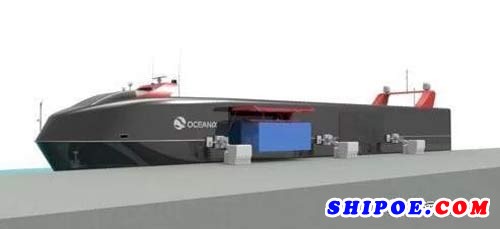 由珠海云洲智能科技有限公司打造的全球首艘小型无人货船将于2019年投入商业运营