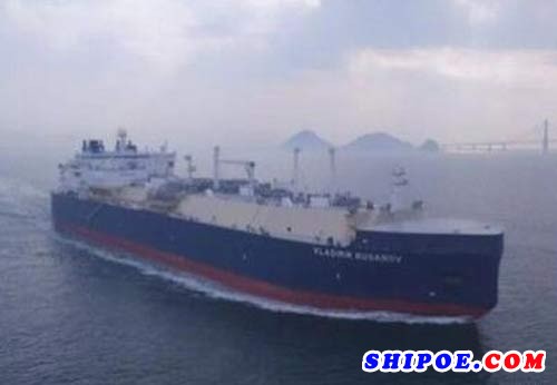 中远海运能源首艘破冰LNG船完成重大节点