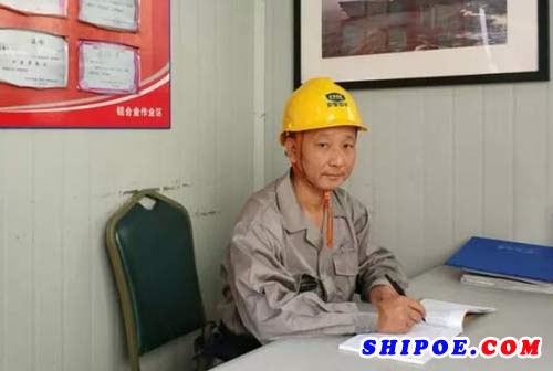沪东中华造船祈坤胜，总装三部船体装配工、高级技师