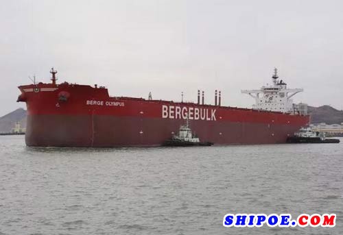 21万载重吨散货船11号船“Berge Olympus”是渤船重工为新加坡百国山航运公司建造并交付的21万载重吨散货船系列船的第五艘船舶