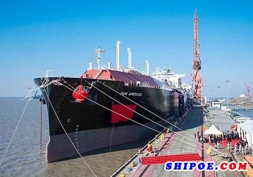 沪东中华造船17.4万立方米LNG船“中能温州”号