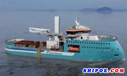 Acta Marine新建风场运维船完成船体建造