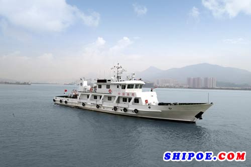 江龙船艇100吨渔政船成功入列