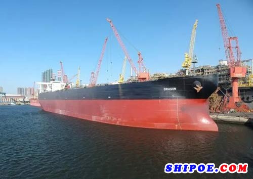 大連中遠(yuǎn)海運(yùn)重工完成VLCC“神龍”大型修理工程