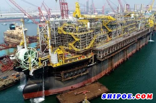 大连中远海运重工完成FPSO改装P75货油系统调试