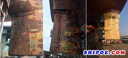 上海中远海运重工三厂区携手速修“弗利”轮