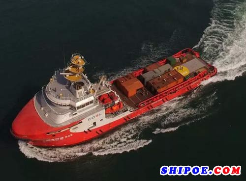 “海洋石油643”、“海洋石油645”8000马力深水三用工作船是马尾造船与中海油服的首期合作项目