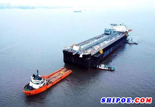 上海中远海运重工P70 FPSO海工项目成功交付