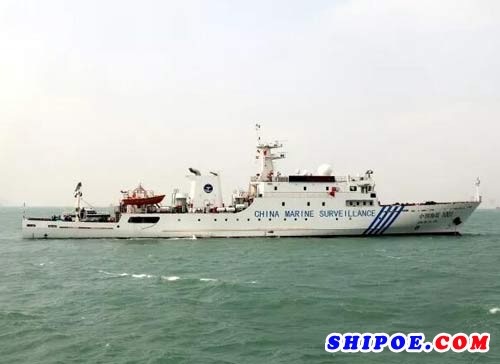 七〇八所设计的“中国海监1001”成功交付