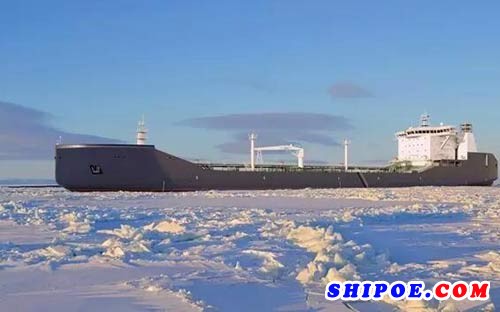 广船国际全球首艘极地凝析油轮主船体成型
