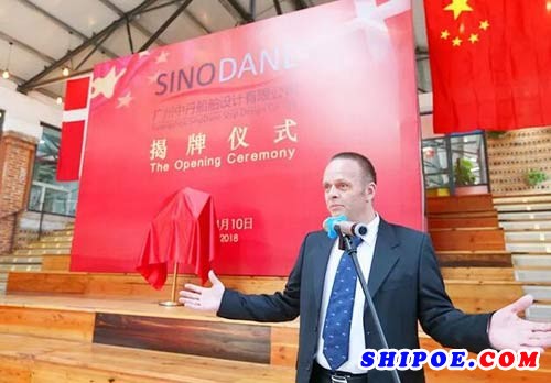 丹麦OSK CHINA (HK)设计公司首席技术官、中丹公司总经理Kristian Lind在谈到中国和广州时饱含深情