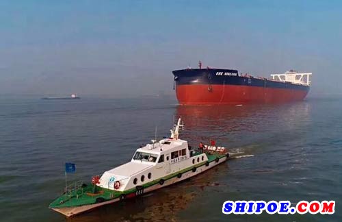 40万吨矿砂船是目前泰州造船史上最大吨位船舶