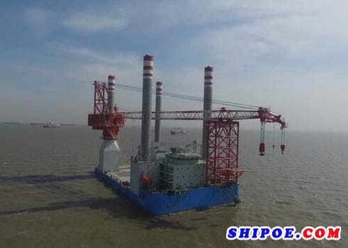韩通船舶重工自升式风电安装平台（HY69）顺利交付