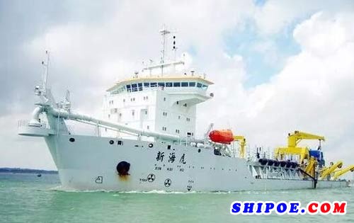 海航道局决定建造13500立方米耙吸挖泥船——“新海虎”轮
