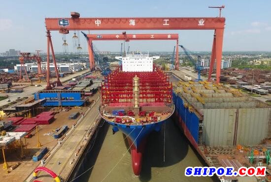 扬州中远海运重工同日实现三大生产节点