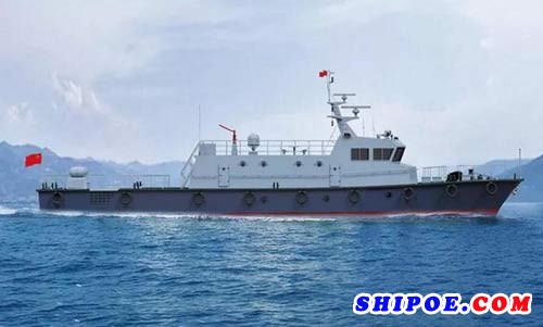 江龙船艇为澳门执法部门建造的首艘巡逻艇顺利下水
