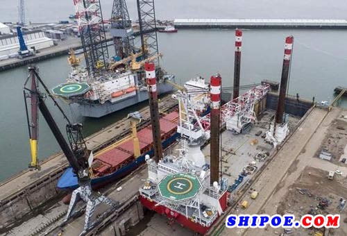 达门Verolme船厂完成自升式平台船改装项目