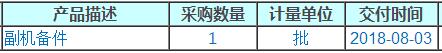 江苏航运大唐1号修船副机备件询价