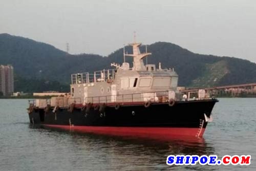 江龙船艇第二艘35m巡逻艇下水