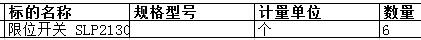 舟山中远船务工程有限公司的限位开关