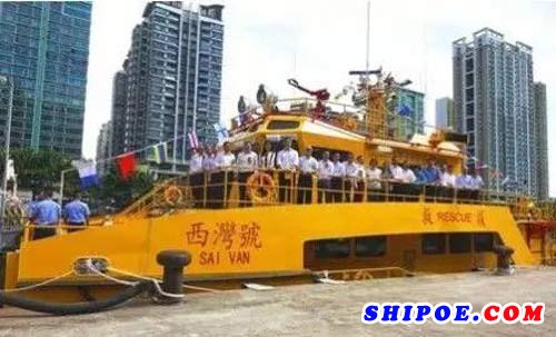 中船桂江造船交付澳门海事25米救援船