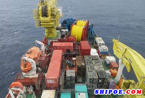 海洋石油285船首战圆满完成海洋石油111单点海上工程施工项目