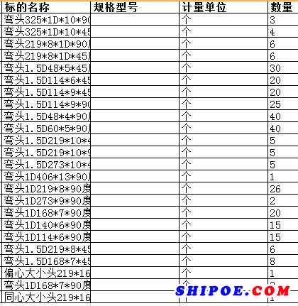 　上海中远船务工程有限公司的弯头1.5D48*4*90度