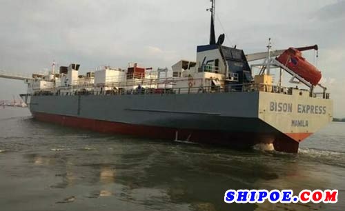 广东中远海运重工完成牲畜特种运输船“野牛快航”轮修理工程
